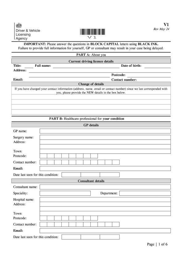 Report your medical information